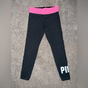 Pink yoga leggings